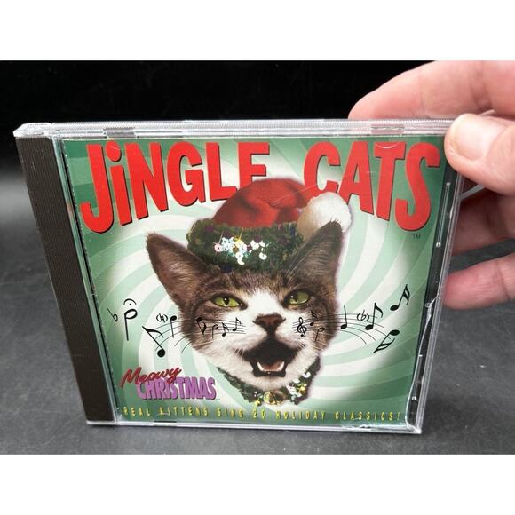 Meowy Christmas CD by the Jingle Cats - 20 Holiday Classics by Real Kittens -D - Picture 1 of 3